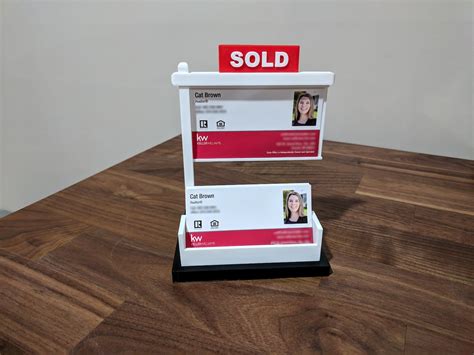 realtor card holder.